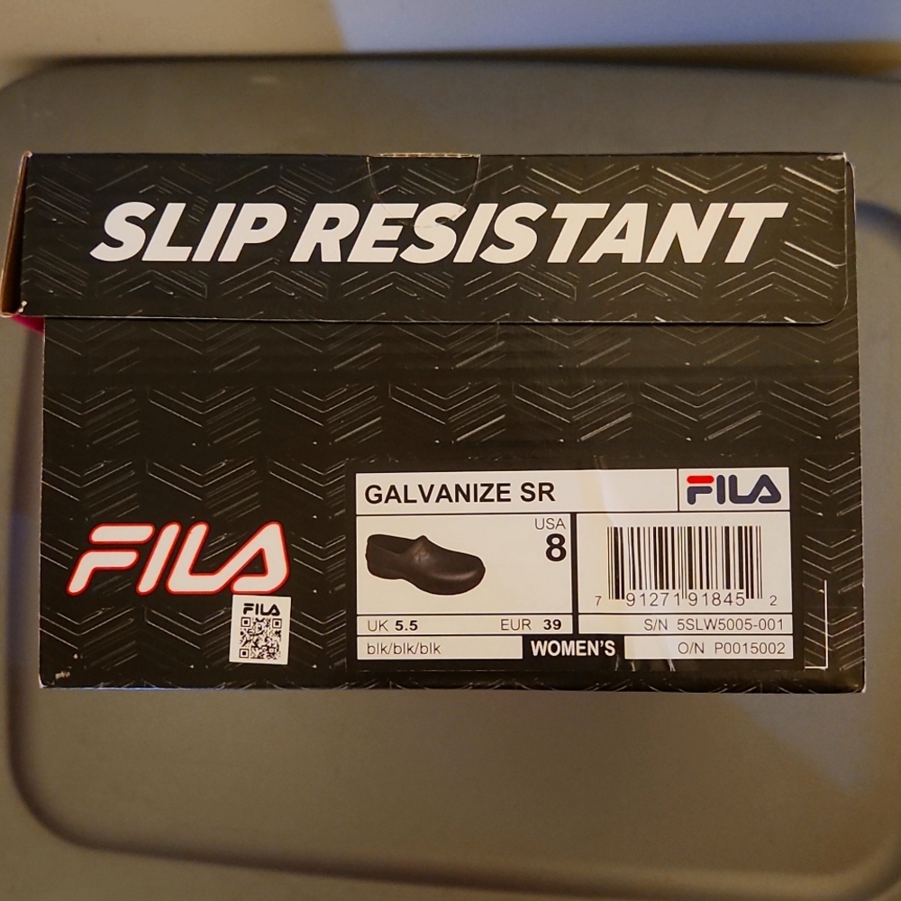 FILA women's Galvanize slip on work shoe- wide